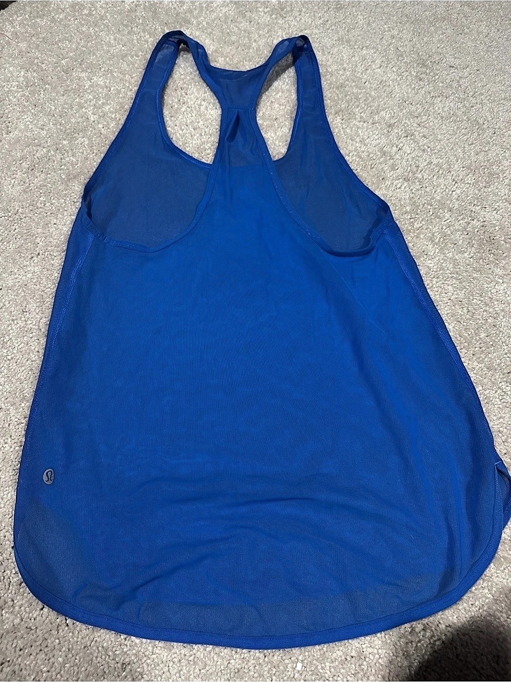 Lululemon Blue Racerback Tank Top - Picture 2 of 2